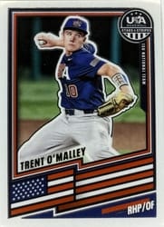 2026 Panini Stars & Stripes Prizm Base Set Trent O'Malley #196 card