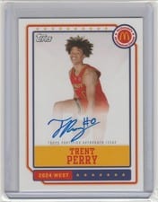 2024 Topps Chrome McDonald's All-American Event Autographs Trent Perry #EA-TP card
