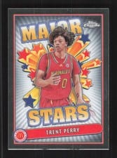 2024 Topps Chrome McDonald's All-American Major Stars Trent Perry #SES-TRP card
