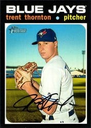 2020 Topps Heritage Base Set Trent Thornton #294 card