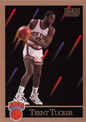 1990-91 SkyBox Base Set Trent Tucker #193 card