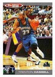 2004-05 Topps Total Base Set Trenton Hassell #93 card