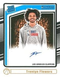 2024-25 Donruss Base Set Trentyn Flowers #299 card