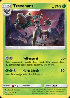 Guardians Rising Trevenant #7 card