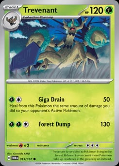 Twilight Masquerade Trevenant #13 card