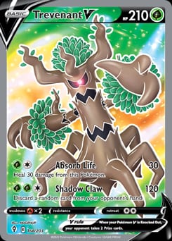 Evolving Skies Trevenant V #168 card