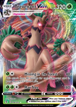 Evolving Skies Trevenant VMAX #14 card