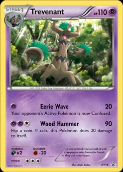 XY Black Star Promos Trevenant #XY14 card
