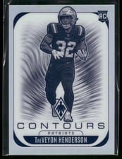 2025 Panini Phoenix Contours TreVeyon Henderson #22 card