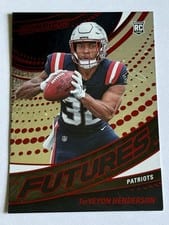 2025 Panini Revolution Futures TreVeyon Henderson #25 card