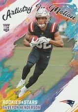 2025 Panini Rookies & Stars Artistry in Motion TreVeyon Henderson #14 card