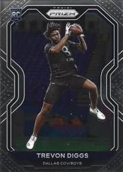 2020 Panini Prizm Base Set Trevon Diggs #335 card