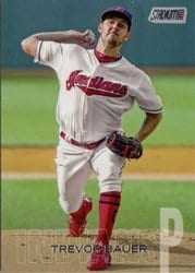 2018 Stadium Club Base Set Trevor Bauer #124 card