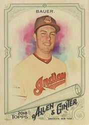 2018 Topps Allen & Ginter Base Set Trevor Bauer #134 card