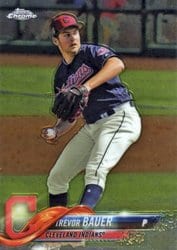 2018 Topps Chrome Base Set Trevor Bauer #55 card