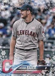 2018 Topps Holiday Base Set Trevor Bauer #HMW36 card
