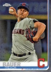 2019 Topps Chrome Base Set Trevor Bauer #107 card