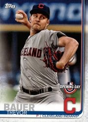 2019 Topps Opening Day Base Set Trevor Bauer #36 card