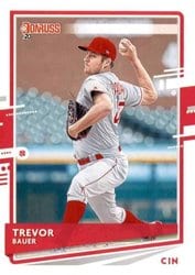 2020 Donruss Base Set Trevor Bauer #155 card