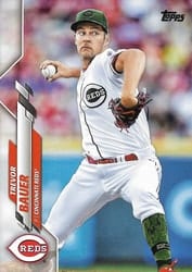 2020 Topps Base Set Trevor Bauer #140b card