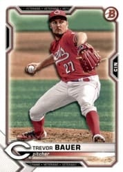 2021 Bowman Base Set Trevor Bauer #9 card