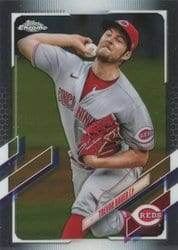 2021 Topps Chrome Base Set Trevor Bauer #77 card