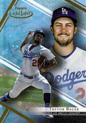 2021 Topps Gold Label Base Set Trevor Bauer #60 card