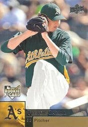 2009 Upper Deck Base Set Trevor Cahill #1002 card