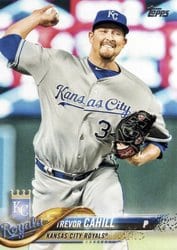 2018 Topps Base Set Trevor Cahill #445 card