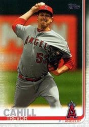 2019 Topps Update Base Set Trevor Cahill #US234 card