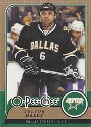 2008-09 O-Pee-Chee Base Set Trevor Daley #349 card