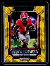 2025 Panini Prizm Draft Picks New Recruits Trevor Etienne #24 card