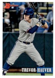 2021 Bowman Heritage Base Set Trevor Hauver #155 card