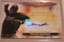 2024 Topps Inception Dawn Of Greatness Autographs Trevor Hoffman #DGA-TH card