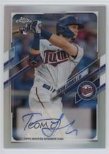 2021 Topps Chrome Update Autograph Trevor Larnach #CUSA-TL card