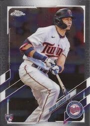 2021 Topps Chrome Update Base Set Trevor Larnach #USC69 card