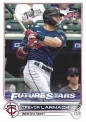 2022 Topps UK Edition Base Set Trevor Larnach #154 card
