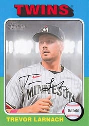 2024 Topps Heritage Base Set Trevor Larnach #455 card
