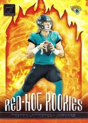 2021 Donruss Red Hot Rookies Trevor Lawrence #RHR-TRL card