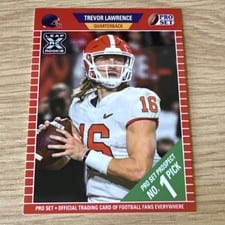 2021 Leaf Pro Set Trevor Lawrence #PS1 card