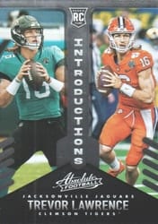 2021 Panini Absolute Introductions Trevor Lawrence #1 card