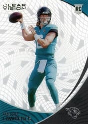 2021 Panini Chronicles Clear Vision Rookies Trevor Lawrence #CVR-1 card