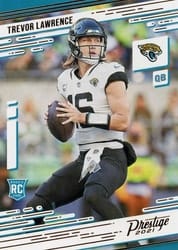 2021 Panini Chronicles Prestige Rookies Update Trevor Lawrence #201 card