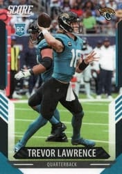 2021 Panini Chronicles Score Update Rookies Trevor Lawrence #401 card