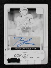 Trevor Lawrence 2021 Panini Contenders Draft Picks #101 Autograph