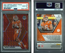 2021 Panini Mosaic Draft Picks Trevor Lawrence #3 card