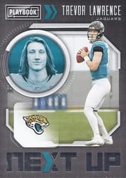 2021 Panini Playbook Next Up Trevor Lawrence #NXT-TRL card