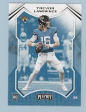 2021 Panini Playoff Autographs Trevor Lawrence #201 card