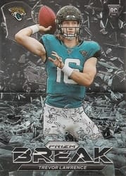 2021 Panini Prizm Prizm Break Trevor Lawrence #6 card