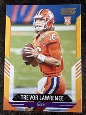 2021 Panini Score Trevor Lawrence Dots Red #301 card